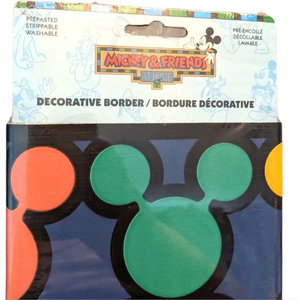 DISNEY Retro Mickey Ears Decorative Wallpaper Border